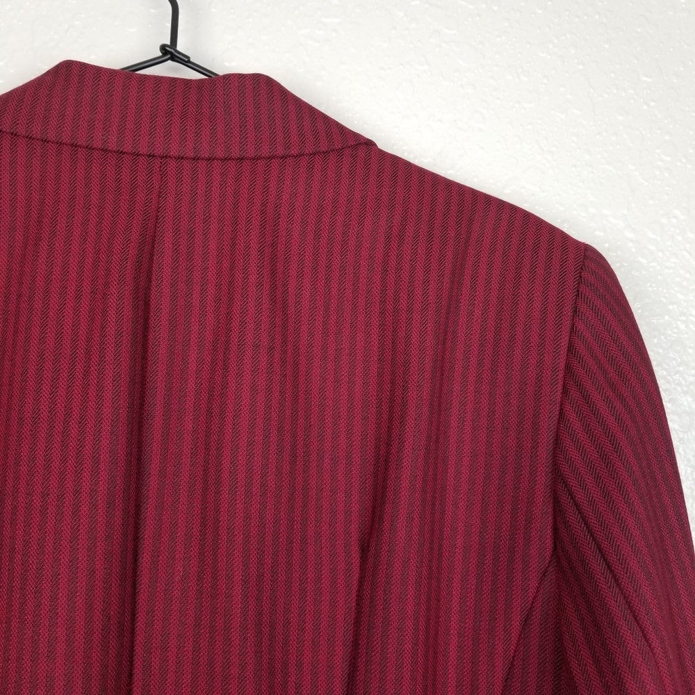 Pendleton Vintage Long Wool Pinstripe Blazer 12 - Picture 5 of 8
